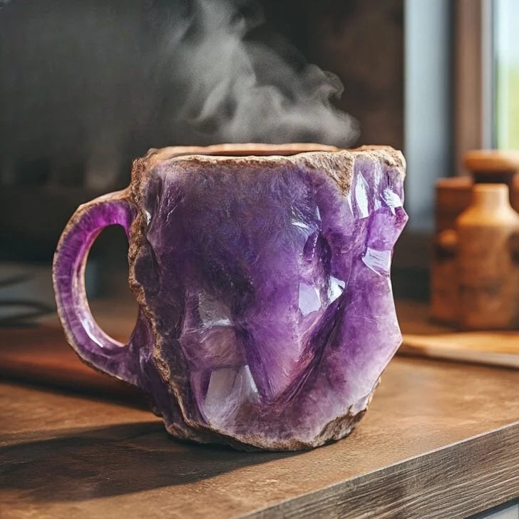 Crystique Imitation Mineral Crystal Coffee Mug