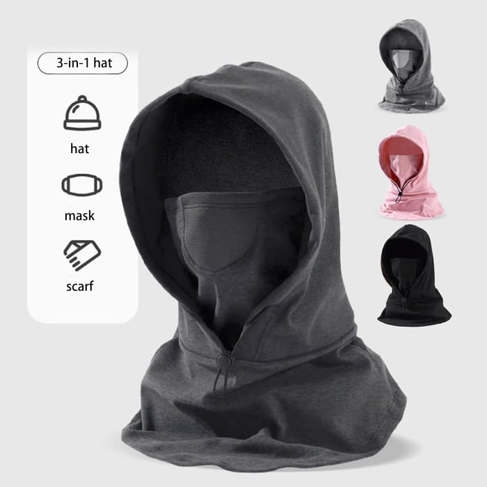 Coveroo Hooded Face Mask with Neck Warmer