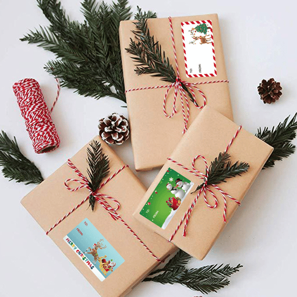 EARLY CHRISTMAS OFFER | Pixtag™ Self Adhesive Christmas Gift Tags Set of 500PCS