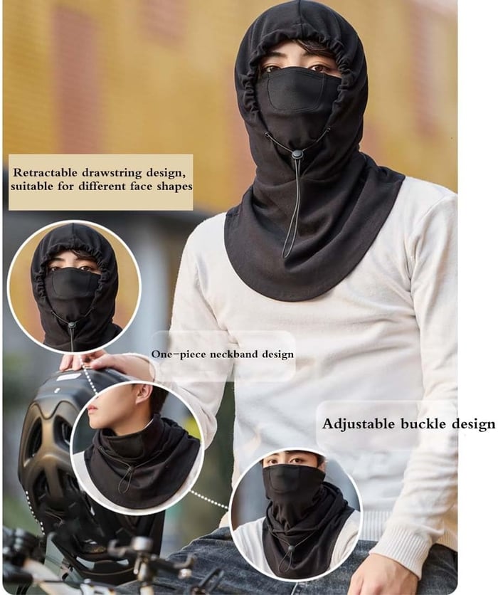 Coveroo Hooded Face Mask with Neck Warmer