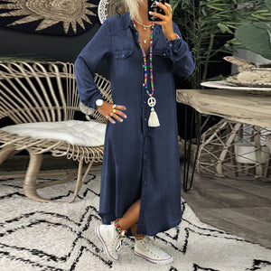 BlueBelle Denim Style Long Dress