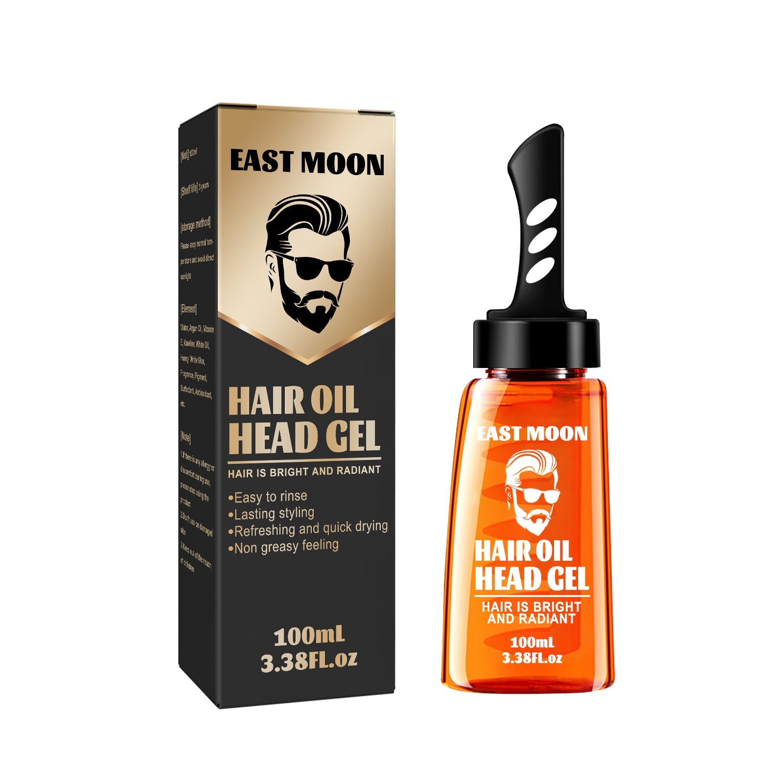 Men’s Salon Grade Hair Gel with Comb | BUY 1 GET 1 FREE