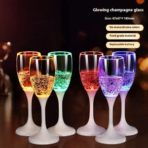 Gleamware LED Drinking Glasses | Set of 6 PCS