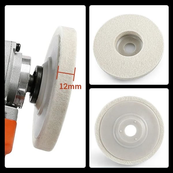 Polyno™ Wool Polishing Wheel Disc | Pack Of 3