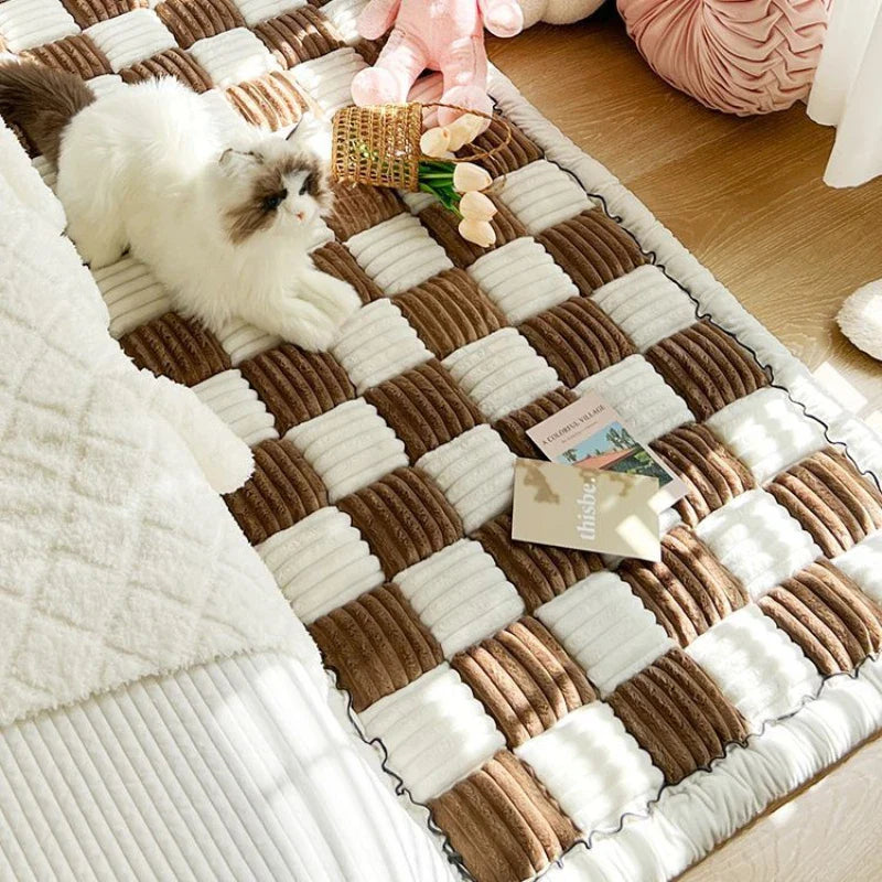 Pawlet Plaid Pattern Pet Mat