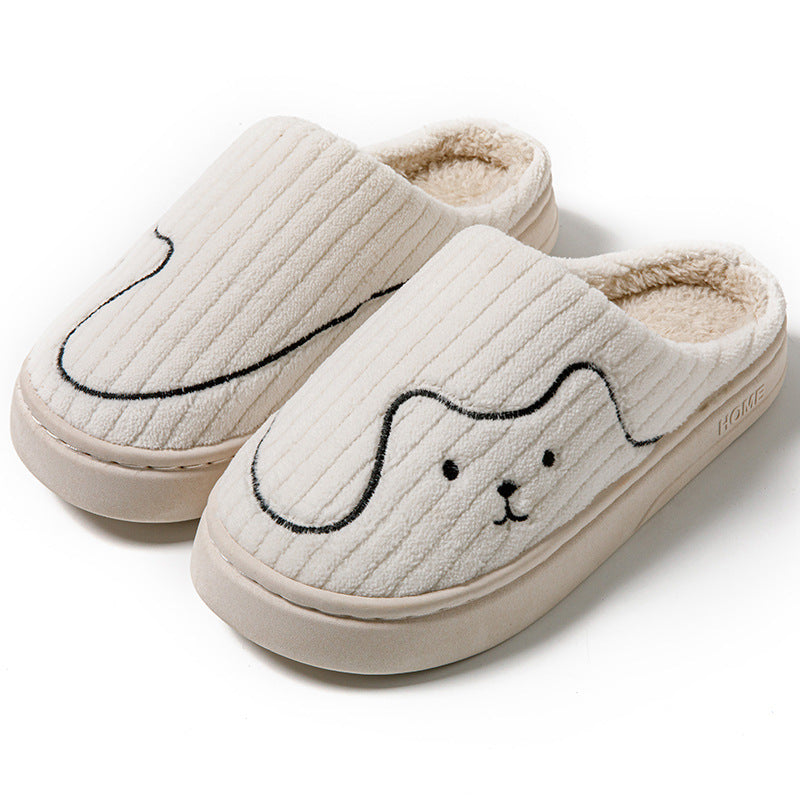 Pawppers Cozy Cat Stripe Slippers