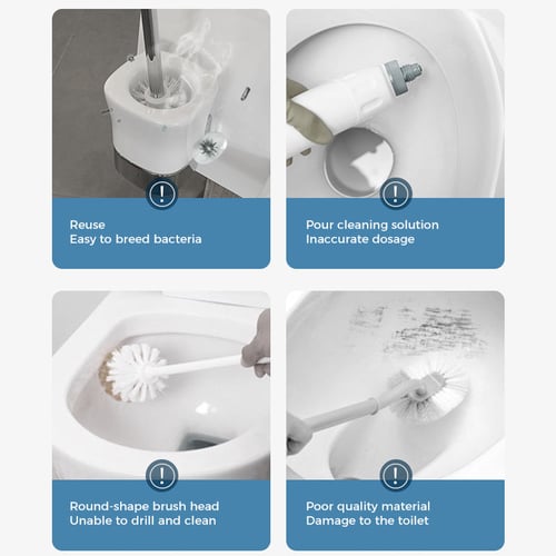 Cleanette Extra Hygienic Disposable Toilet Cleaning System