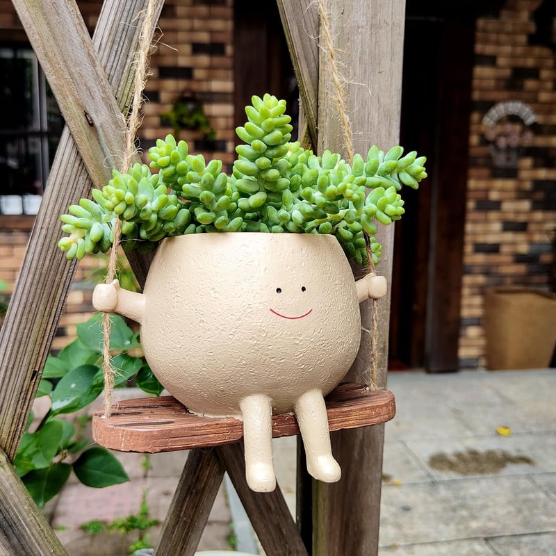 WhimPot Whimsical Face Planter Pot