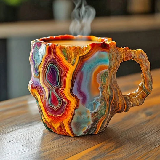 Crystique Imitation Mineral Crystal Coffee Mug