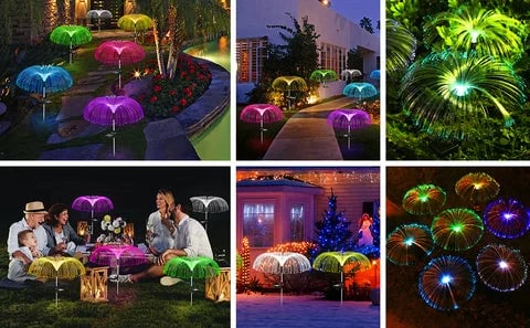 Finelite Solar Garden Changing Jellyfish Lights | BUY 1 GET 1 FREE (2PCS)