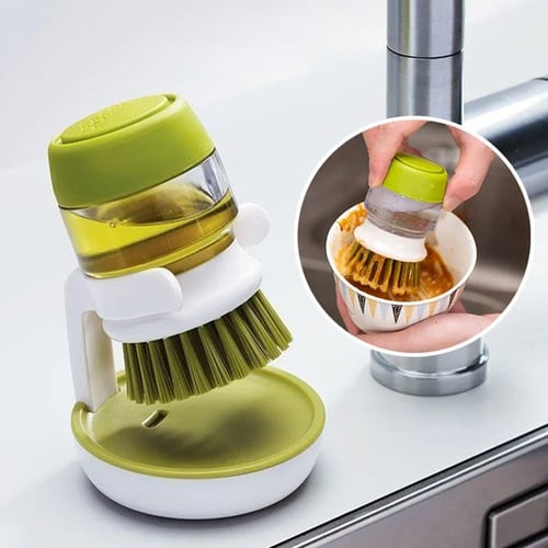 Cleanrush Elegant Multifunctional Pressing Cleaning Brush | Set of 2