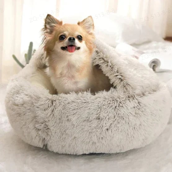 Snugpaws Cozy Plush Bed for Dogs & Cats