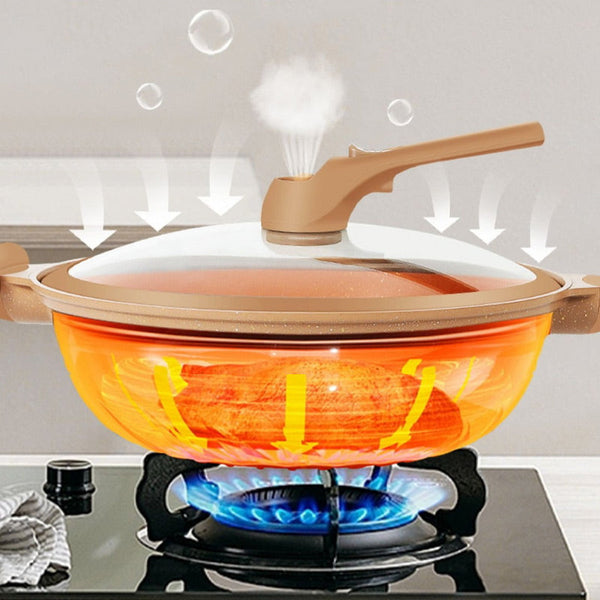 50% OFF | Frywok Multifunctional Non-Stick Wok