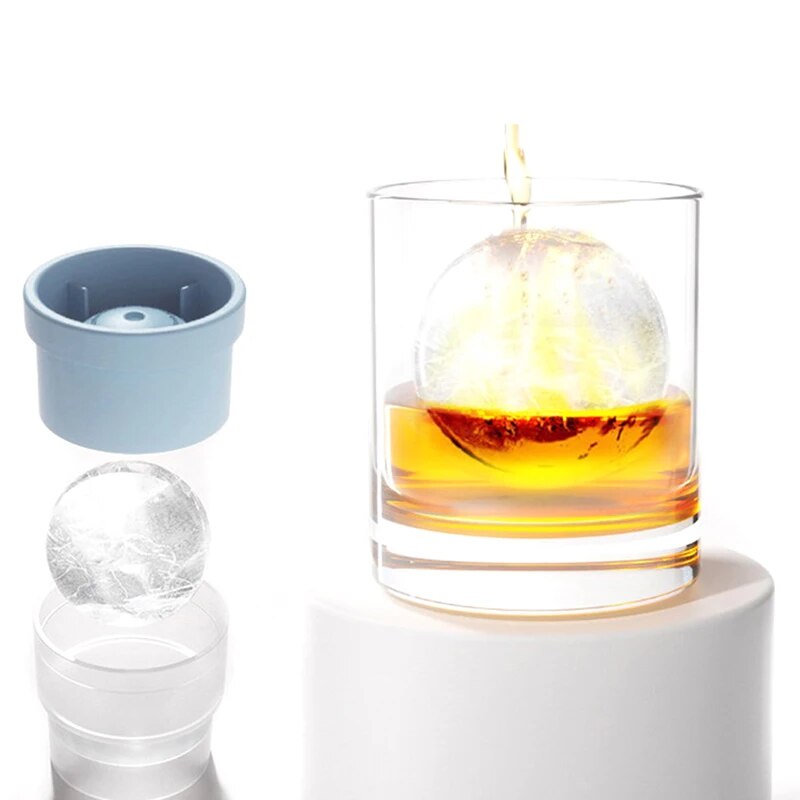 Frostball Round Ice Cube Silicone Mold Set of 3