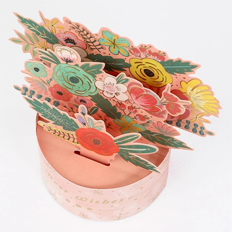 Florapop 3D Pop-Up Flower Greeting Card