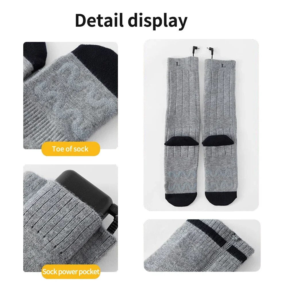 Cozee™ USB Rechargeable Heated Socks