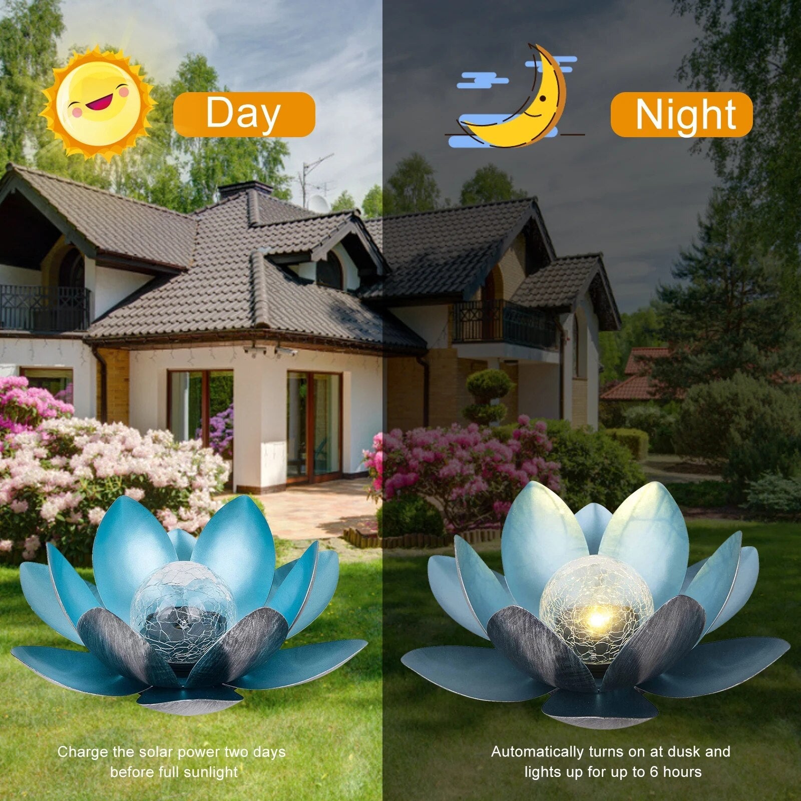 Lotusola™ Solar Powered Lotus Light | BUY 1 GET 1 FREE (2PCS)