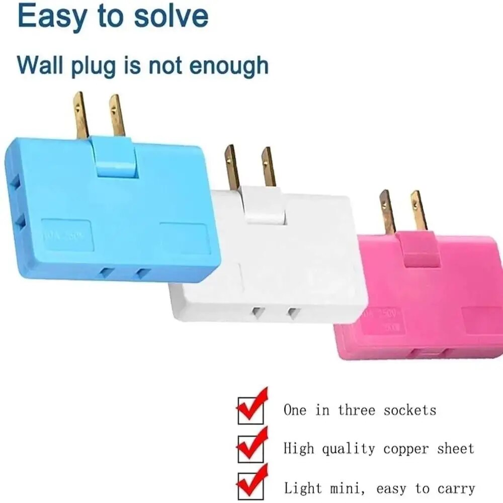 Triplug™ 3 In 1 Rotatable Plug Adapter