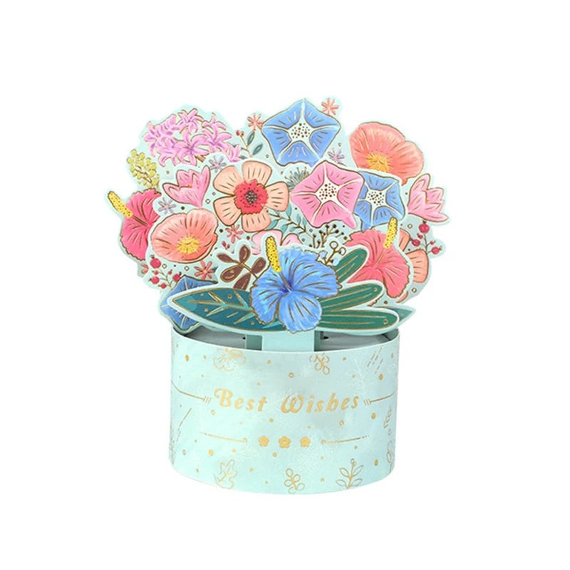 Florapop 3D Pop-Up Flower Greeting Card