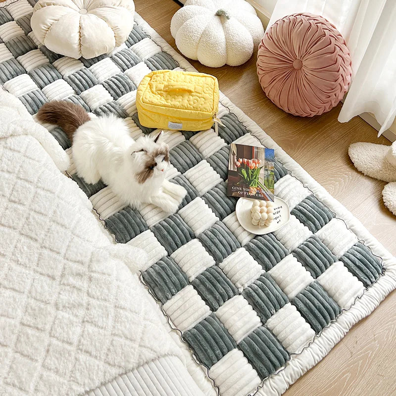 Pawlet Plaid Pattern Pet Mat