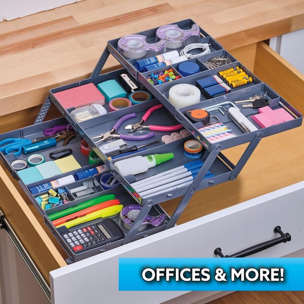 Sortee 2/3 Tier Multi-Tier Smart Drawer Organizer