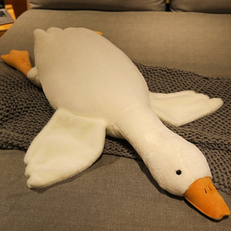 PlushVibe Goose Pillow