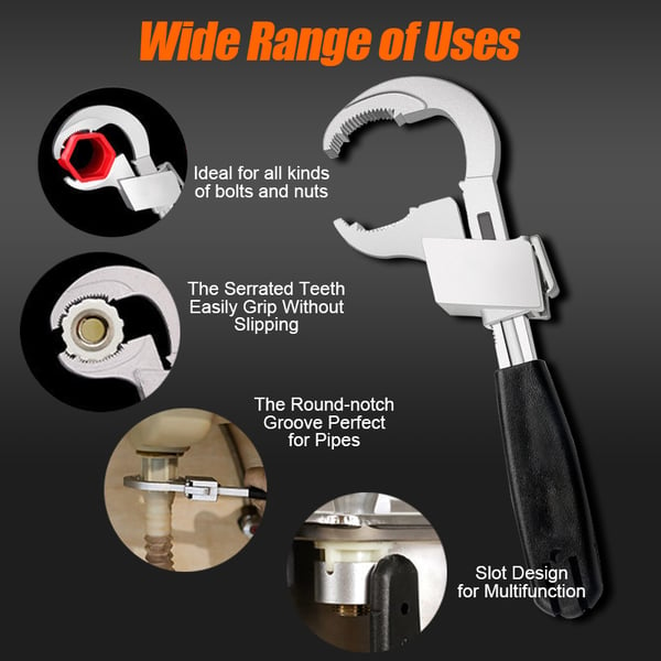 Multiplex™ Multifunction Adjustable Double-Ended Wrench