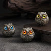 Hootie Bronze Lucky Owl Guardian Figurine | Set of 3 PCS