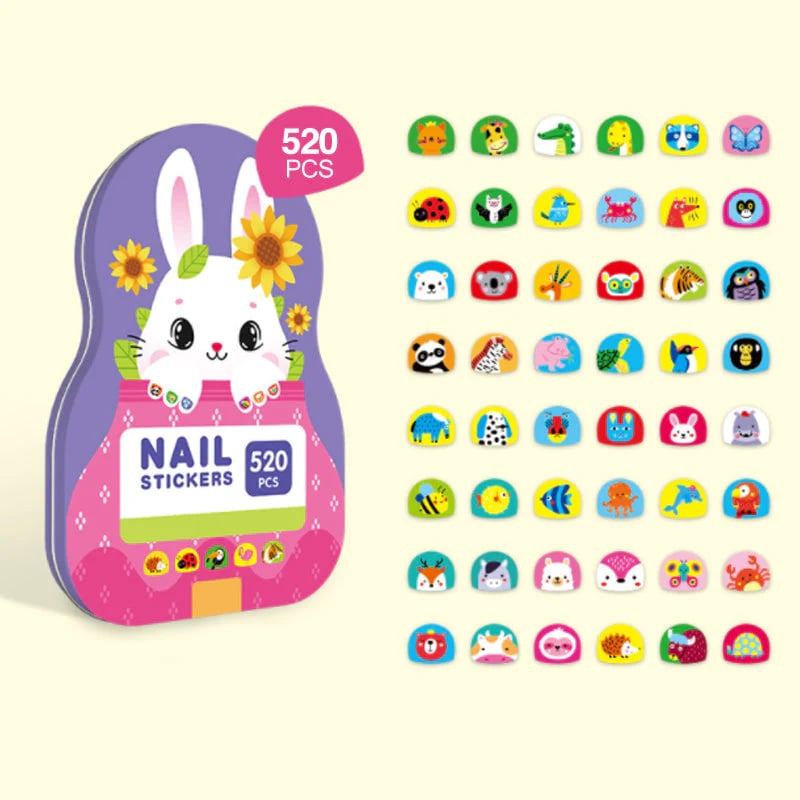 Nailit Kids Nail Stickers Set of 520PCS