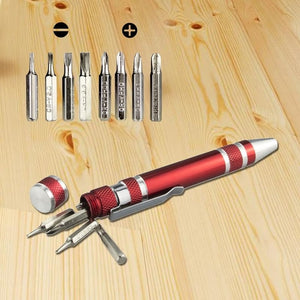 Penscrew 8 in 1 Mini Pen Screwdriver | BUY 1 GET 1 FREE (2PCS)