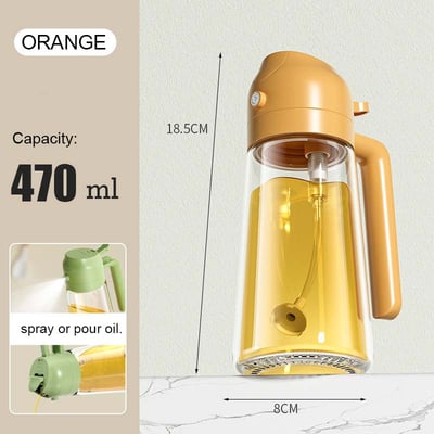 Comboil 2-in-1 Glass Oil Sprayer and Dispenser