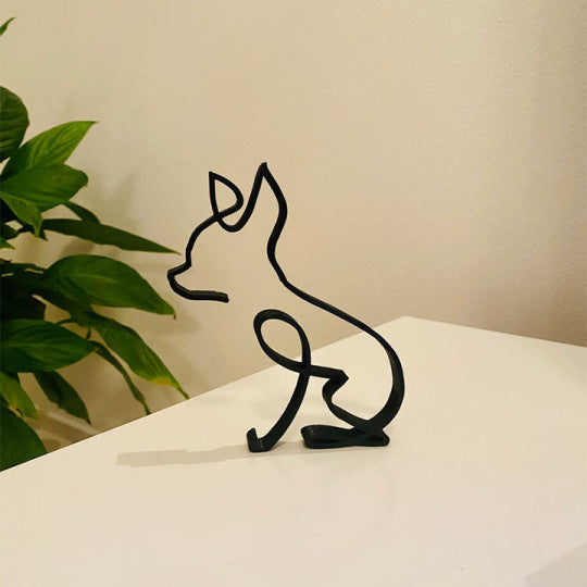 CanineArt™ Metal Dog & Cat Sculptures