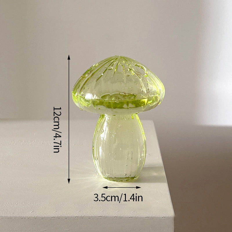 Fungglass Cactus & Mushroom Transparent Glass Vases