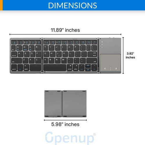 FlexTech™ Foldable Keyboard