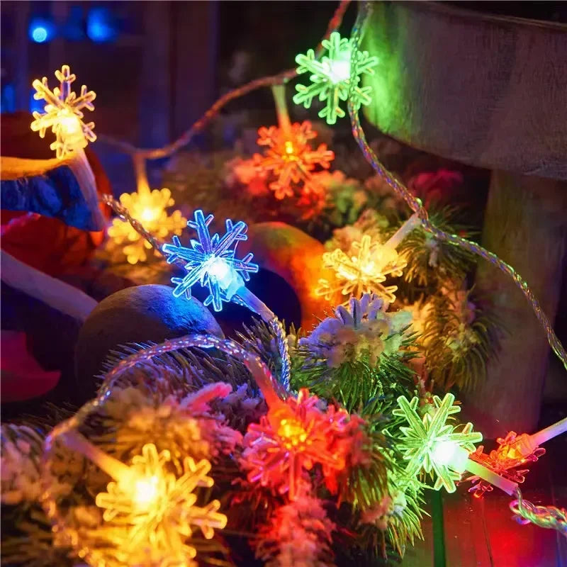 Sparkleigh Snowflake Sparkle USB Fairy String Lights