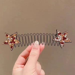 Sparklocs Rhinestone U-Shape Hair Styling Comb | Set of 5