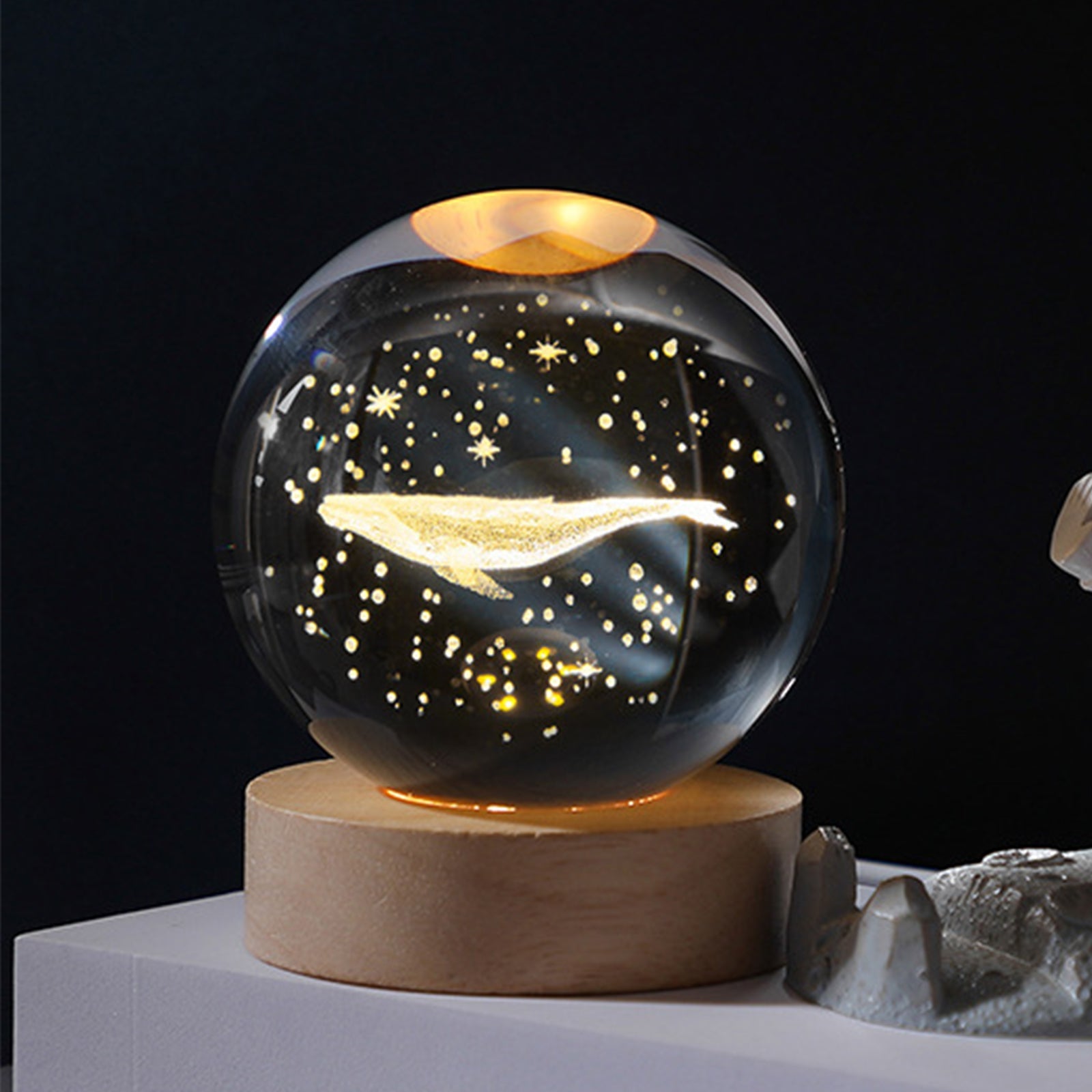 50% OFF | Crysnight Mini Crystal Ball Night Light