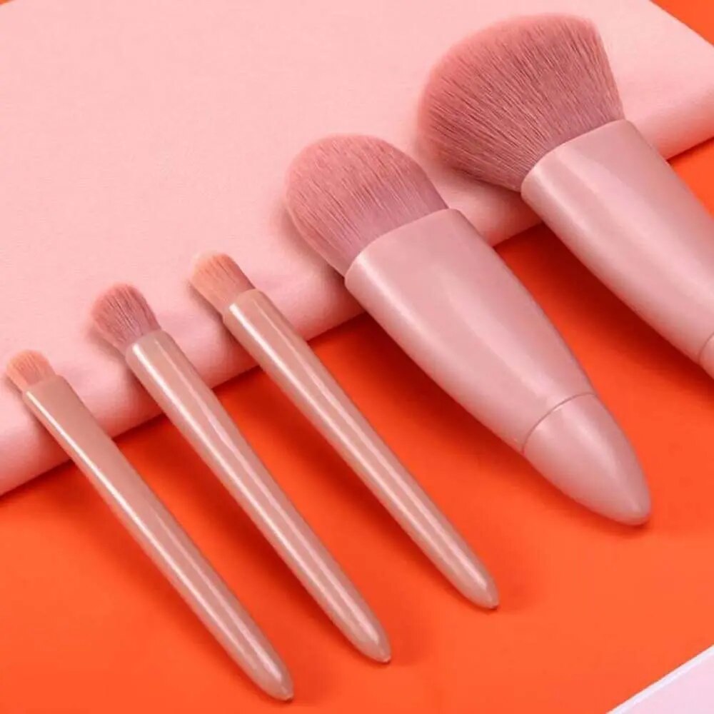 Mibrush™ 5 in 1 Makeup Brushes Set with Mirror