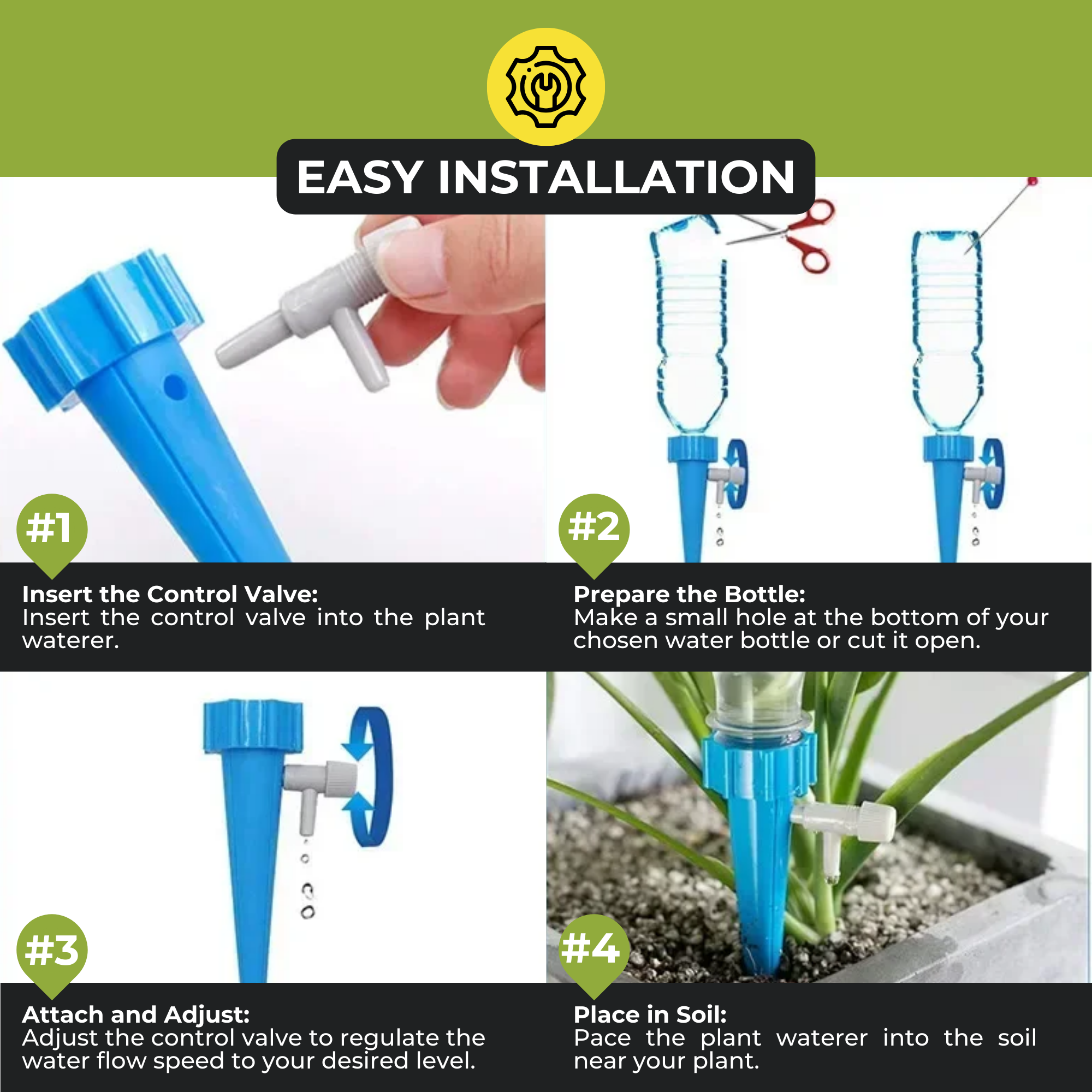 H2flow Automatic Self-Watering Kit