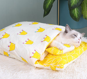 Floofy Kawaii Cat Bed House