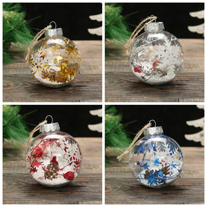 Sphereflake Snowflake Christmas Balls | Set of 4