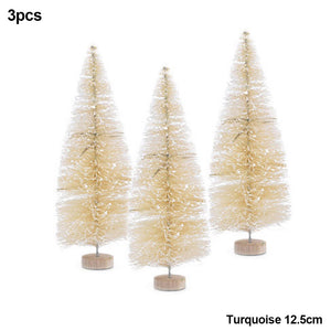 Miniatree Set of 3 Mini Christmas Trees (1.8-5 inches)