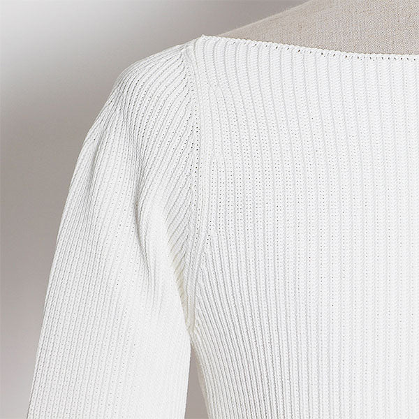 Ayesha Loose V-Neck Knitted Pullover