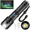 LED Rechargeable Zoomable Flashlight